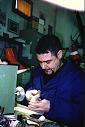 Rinaldo Image 8 - Elio Rinaldo Sanding a Pipe